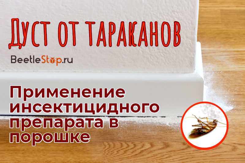 Чем опасен дуст от тараканов для человека?