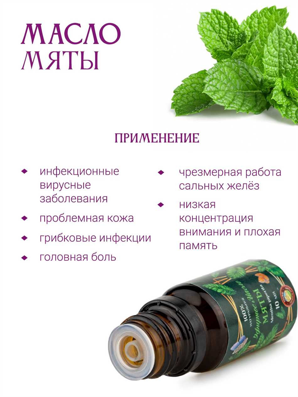 Мята для устранения неприятного запаха