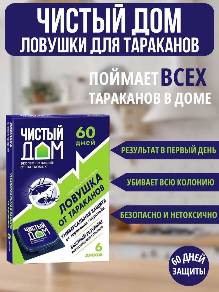 Как поставить ловушку для тараканов чистый дом?