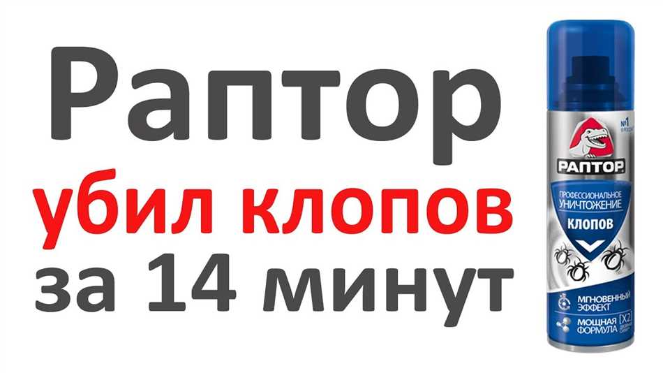 Раздел 1: Почему раптор является эффективным средством для обработки квартиры от клопов