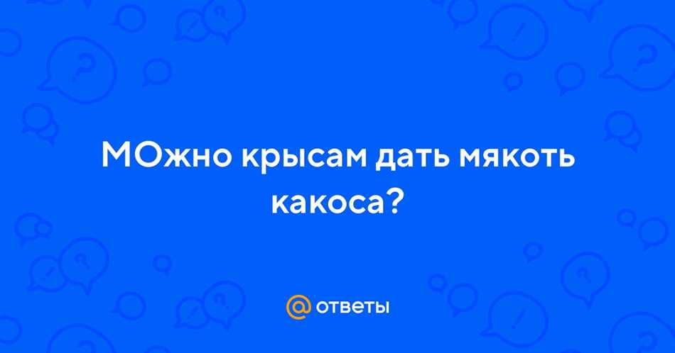 Можно ли крысам сухой кокос?