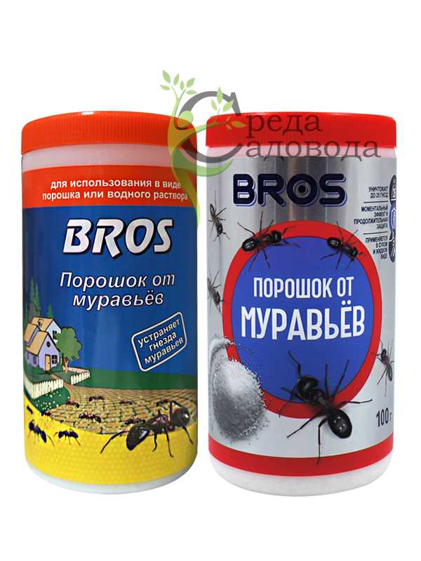 Универсальность средства Bros в борьбе с различными видами муравьев