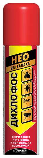 От каких насекомых помогает дихлофос?